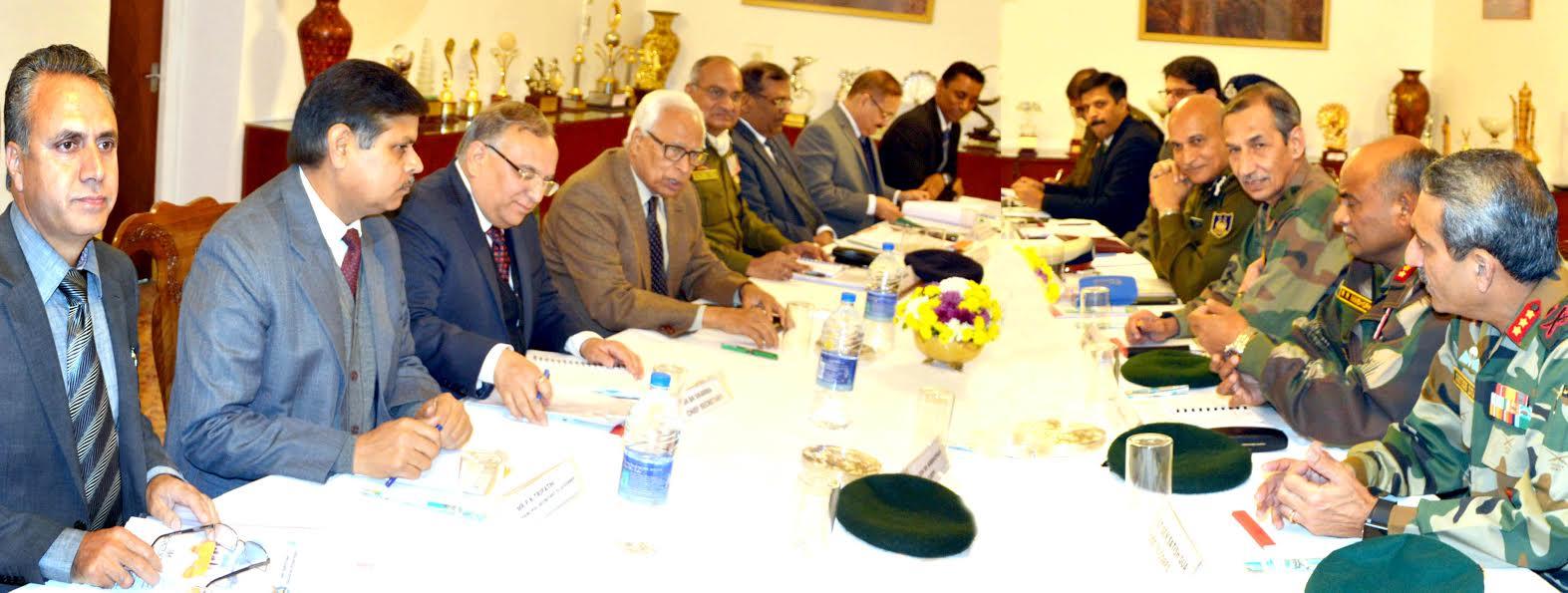 Governor chairs high level Security Review Meeting